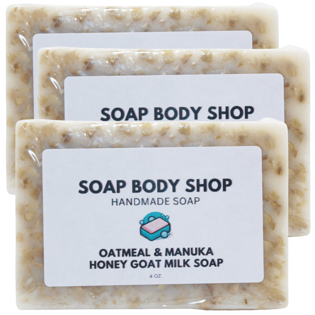 Oatmeal Honey Goat Milk Soap with Manuka Honey Moisturizing
