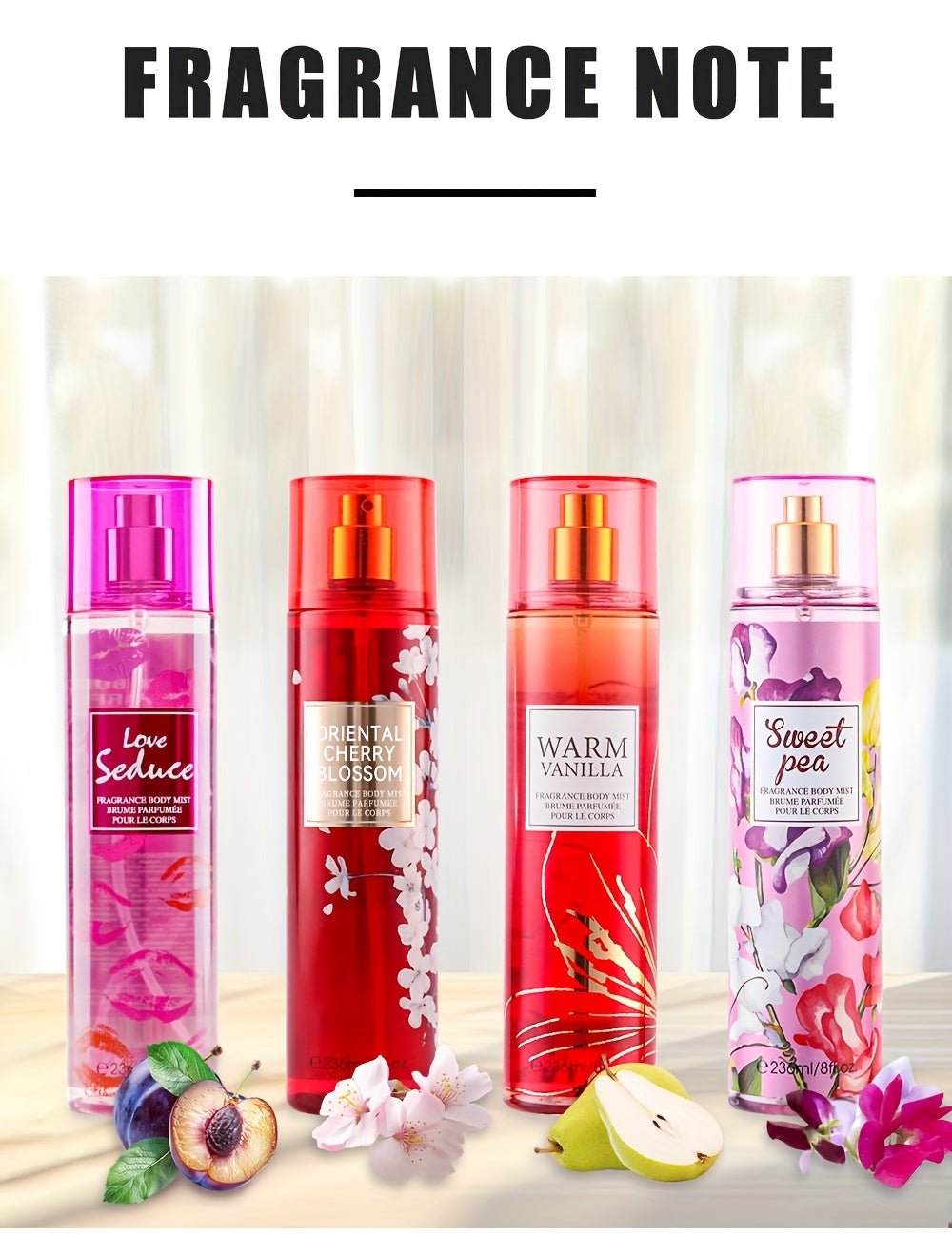 [Perfume | Fragrance] Long-Lasting Perfume 8 fl.oz Hair & Body Fragrance Mist for Women | Perfect for Dating, Parties and Gift Giving