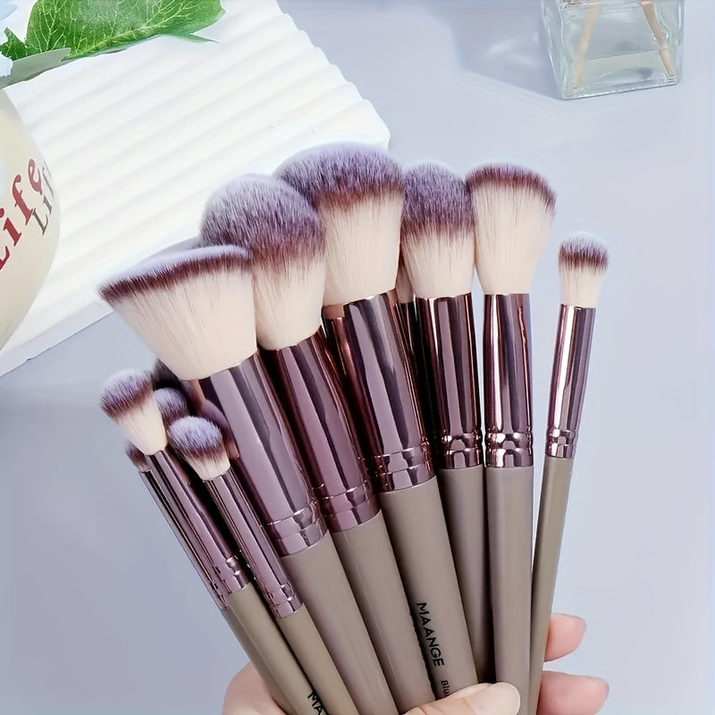 Professional Makeup Kit Brush&Beauty Blender&Makeup Remover Puff&Cleaning Mat&Bathroom Bag, Foundation Brush Eye Shadow Brush, Travel Easy Carrying, Gift Set for Beginner, for School Beauty Tools set, Teen Girl Trendy Stuff,