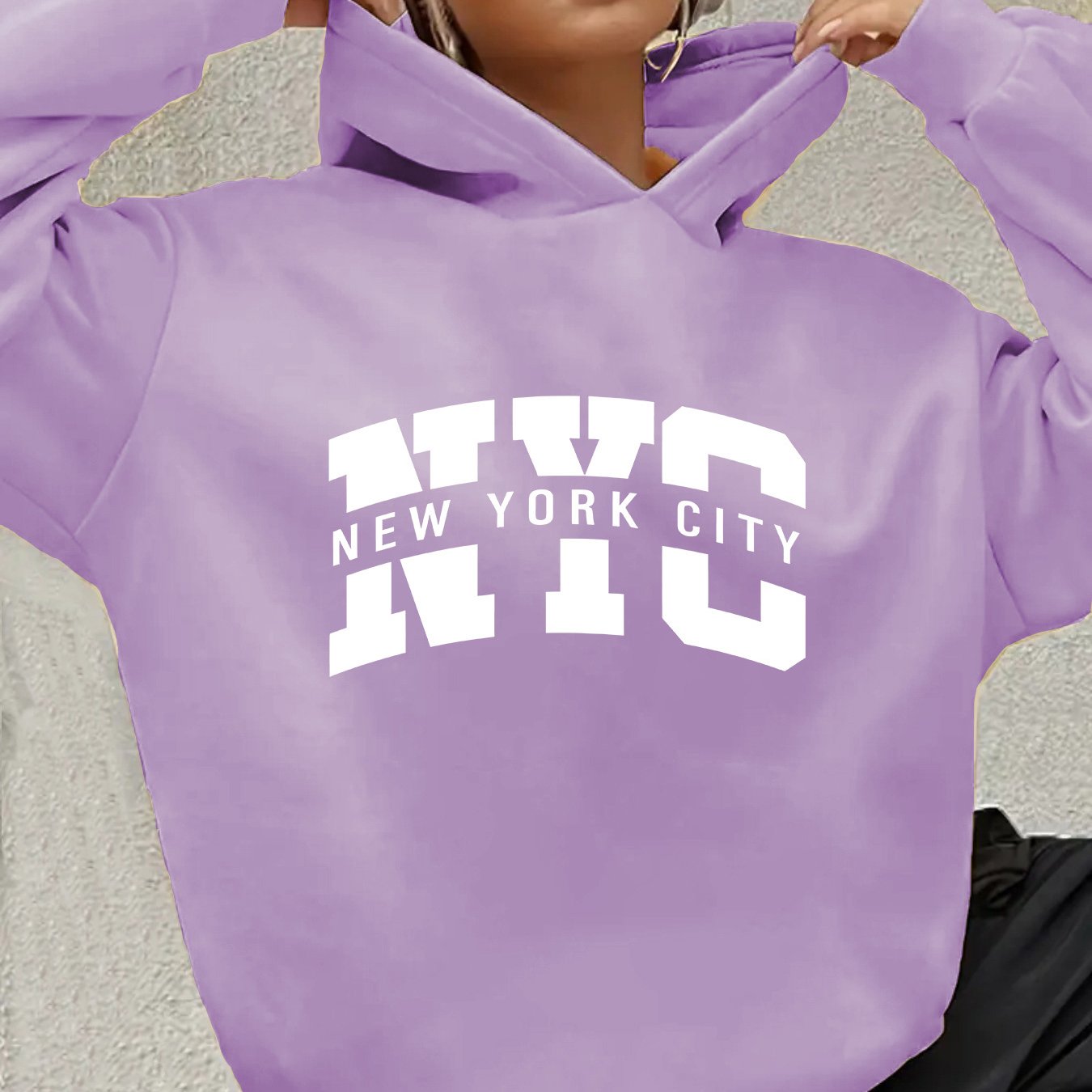 Urban NYC Graphic Hoodie Sweatshirt For Fall Winter