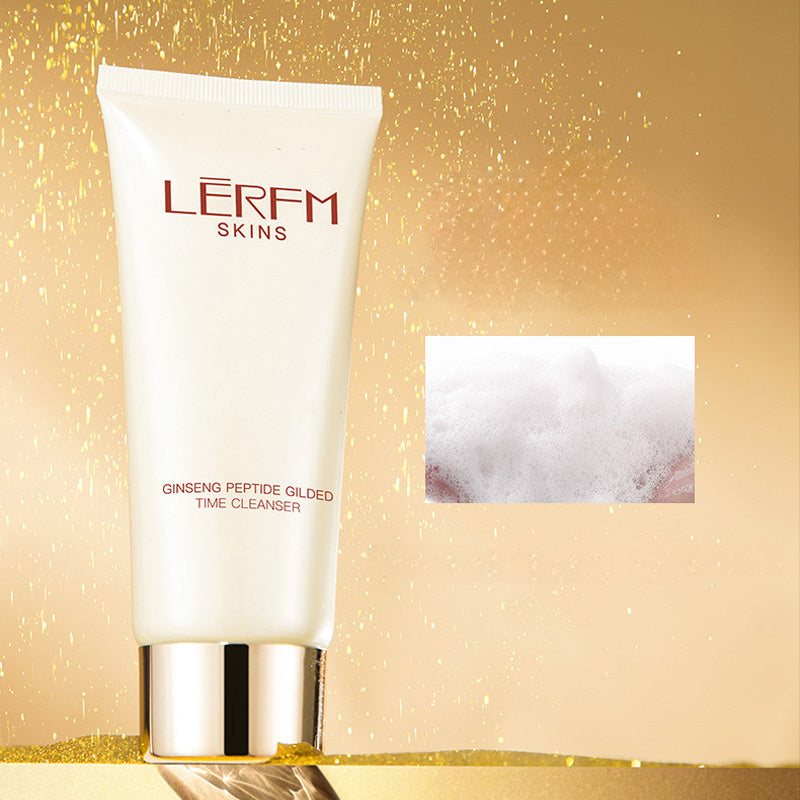 Ginseng Peptide Gilded Time Skincare Set Moisturizing & Balancing Light Beige Low Allergy Suitable for All Light Beige Types Birthday Present Holiday Gift,Gift Set for Women