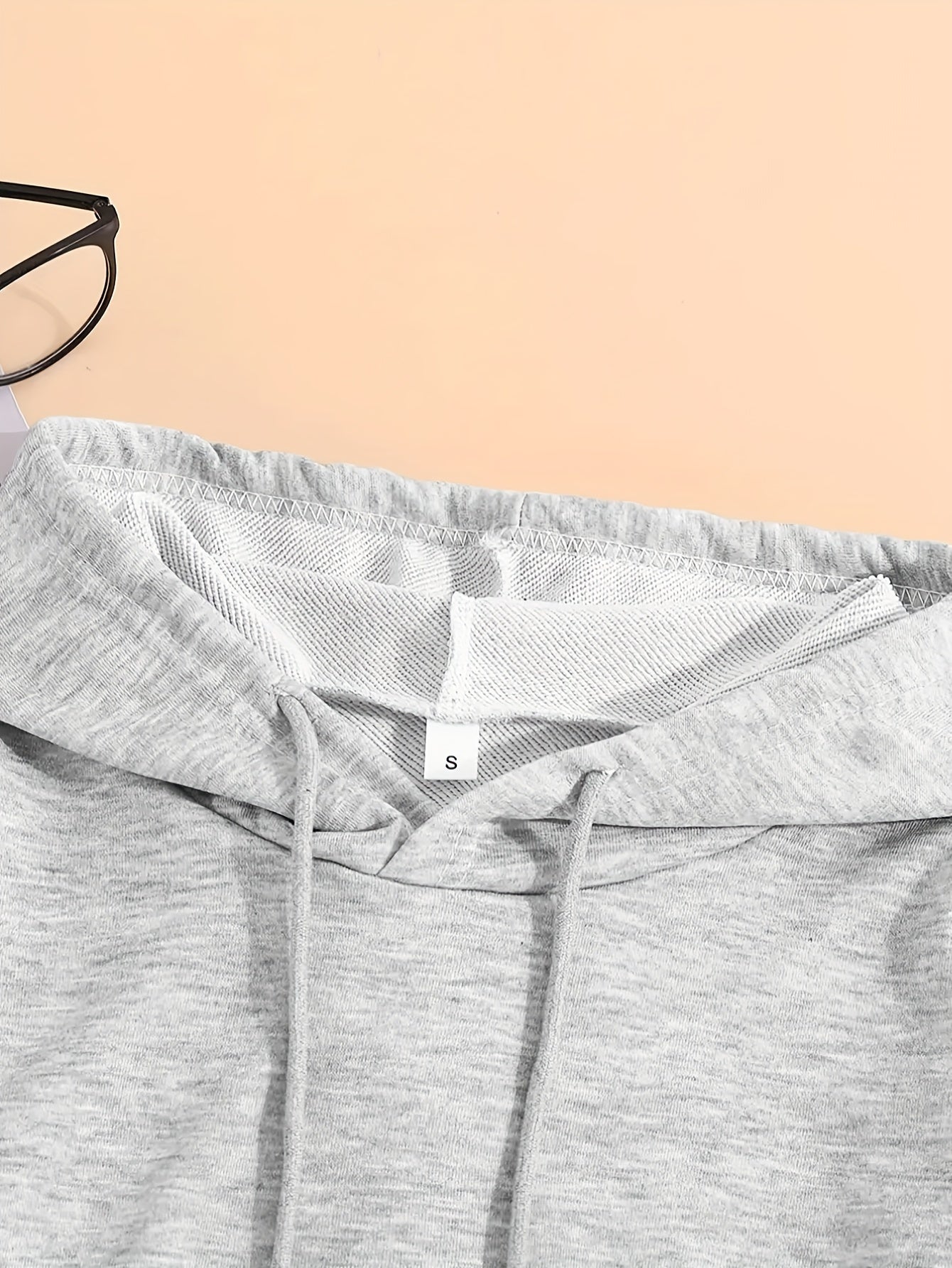 Letter Print Two Piece Hoodie And Pants Set Polyester Women