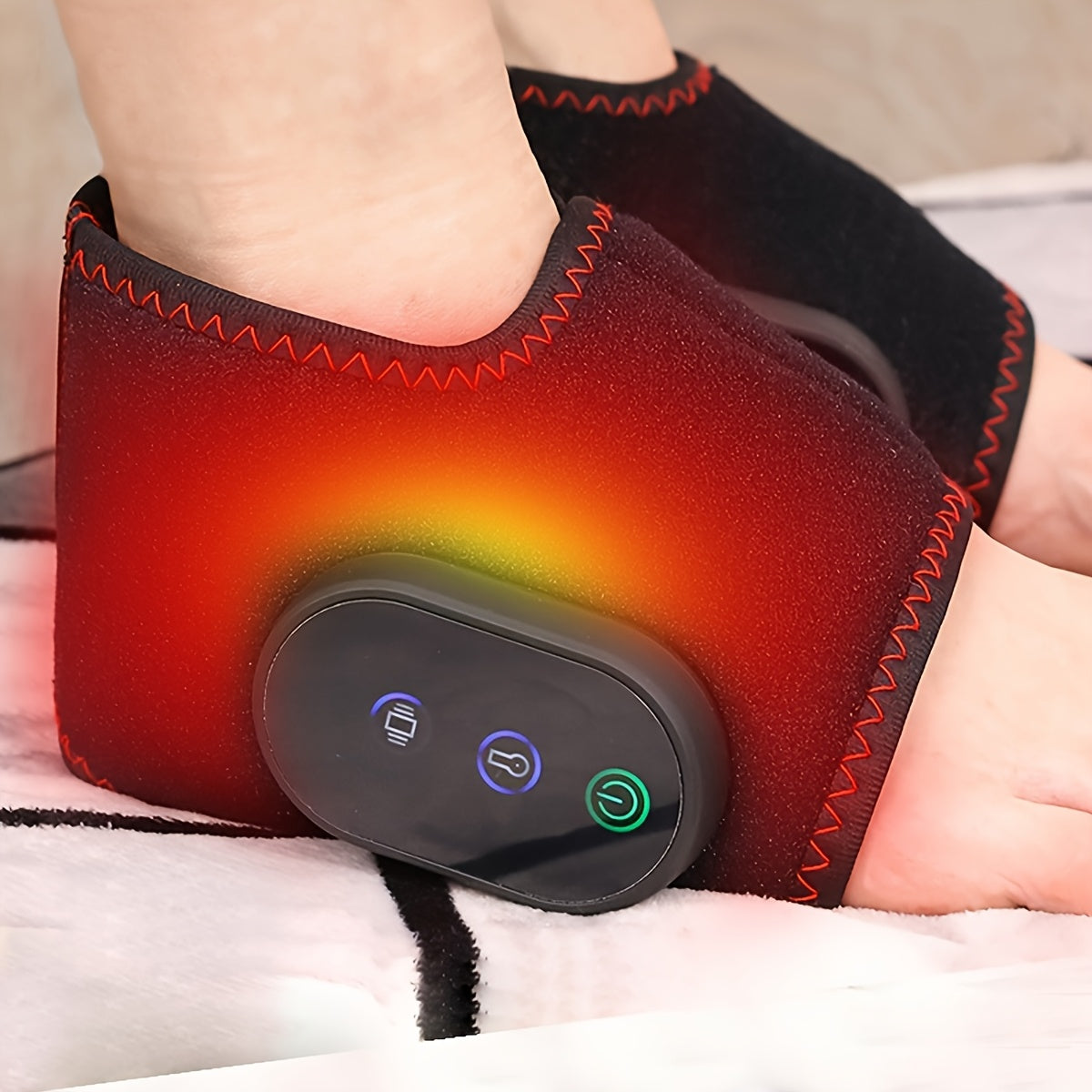 Rechargeable Ankle Massager, Easy To Operate, Convenient To Use, Intelligent Timing, Vibration Temperature Sensing, Giving Gifts To Long-term Friends And Elders