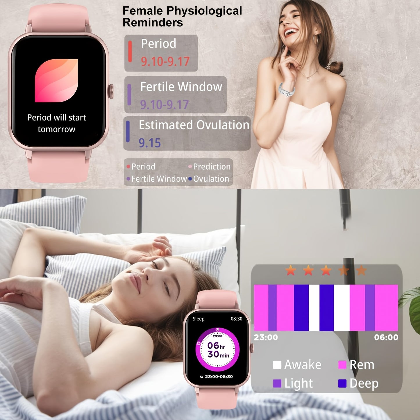 Elegant Smart Watch for Men & Women