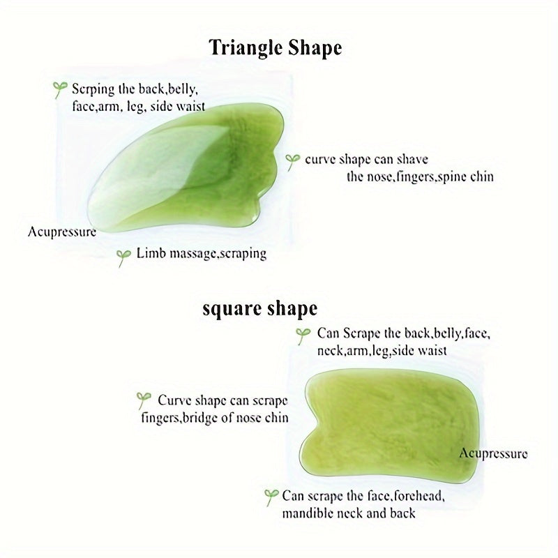 Natural Resin Gua Sha Set for Relaxation and Stress Relief