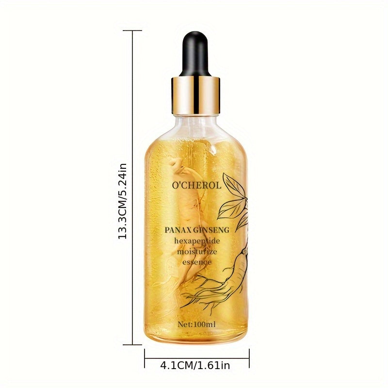 Ginseng Hexapeptide Essence Moisturizing Facial Serum Drops
