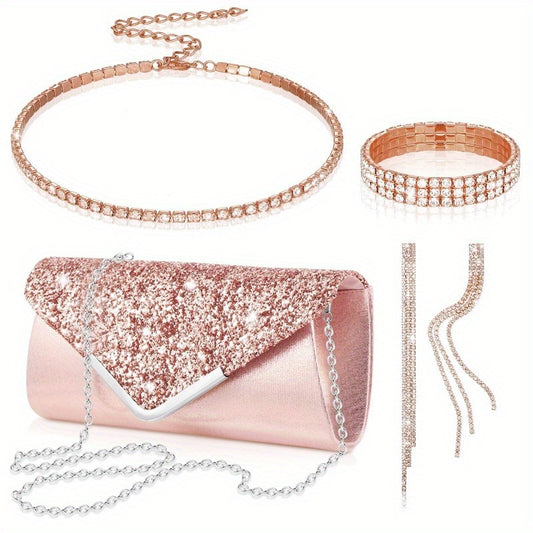 Elegant Jewelry Handbag Set for Women Special Occasions