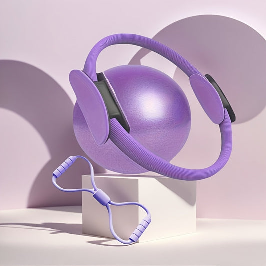 Pilates Essentials Kit With Ring Ball And Resistance Band