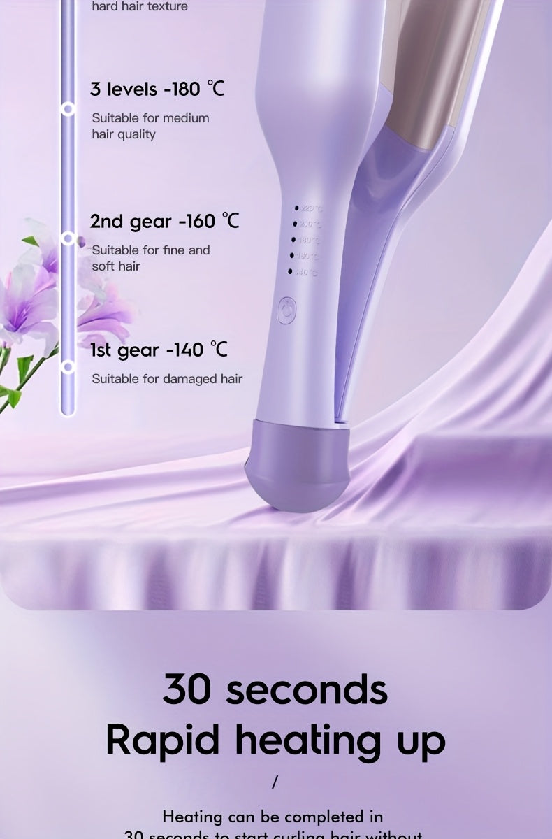 Deep V Curling Iron For Women M Wave Styler AntiScald