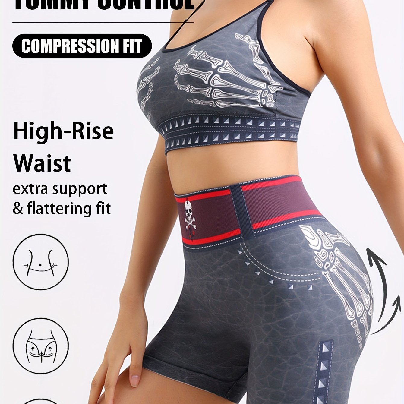 Holiday Clothing Halloween Costumes Women's Workout Sets 2 Piece Yoga Outfit High Waisted Biker Shorts Leggings Sports Bra Gym Fitness Clothes, Workout Sets 2 Piece Seamless Yoga Outfits Shorts And Crop Top Matching Gym Athle