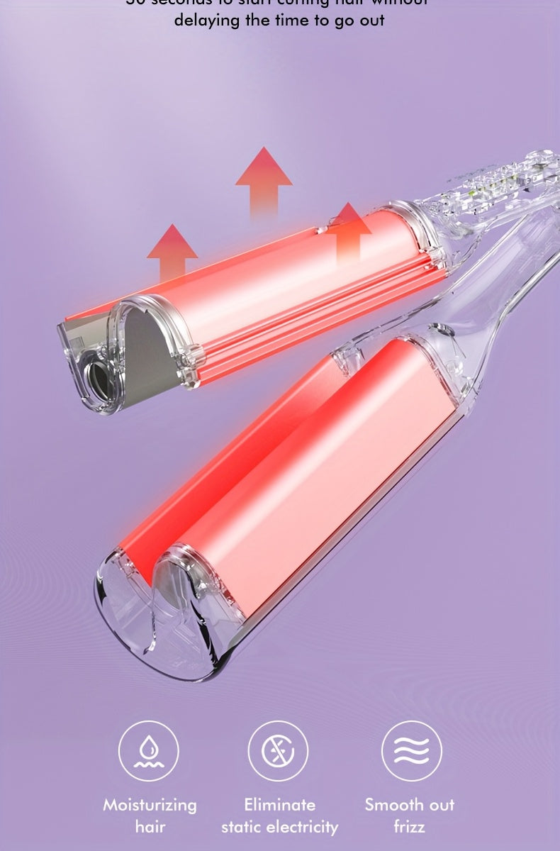 Deep V Curling Iron For Women M Wave Styler AntiScald