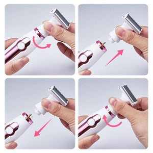 6 In 1 Electric Epilator Hair Shaver Trimmer Cordless Razor