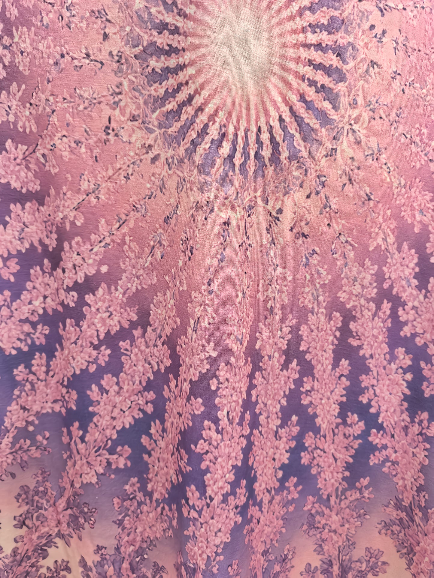 Vibrant Tie-Dye V-Neck Beach Dress with Side Slit