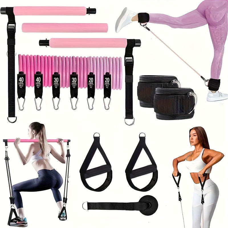 Resistance 14pcs Pilates Bands Set for Home Workouts