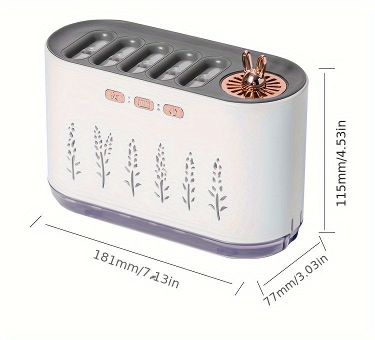 USB Rechargeable Aromatherapy Humidifier With Five Modes