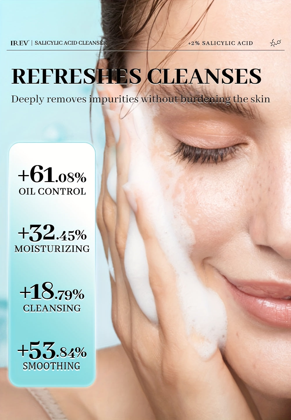 Irev Salicylic Acid Cleanser for Deep Cleansing and Hydration