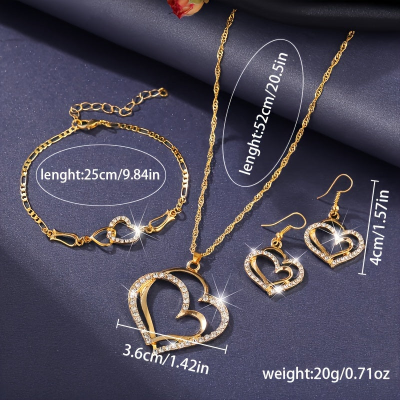 Elegant Women's Jewelry Set with Bohemian Style Watch and Necklace