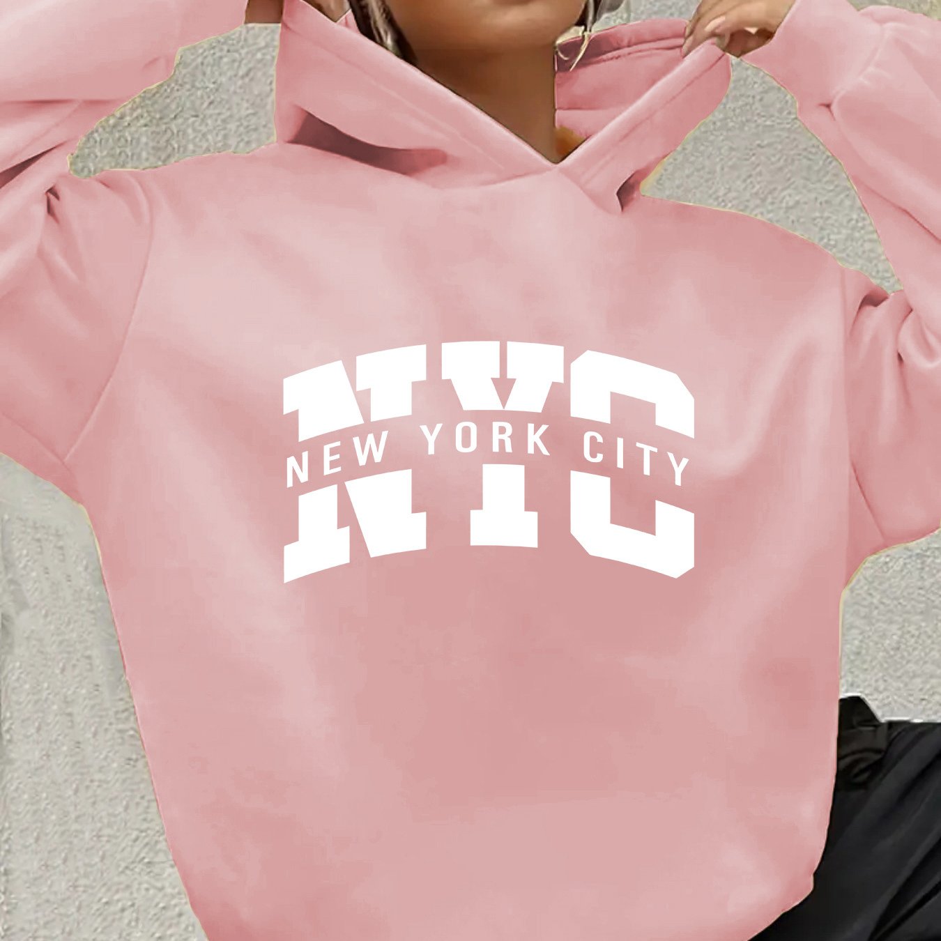 Urban NYC Graphic Hoodie Sweatshirt For Fall Winter