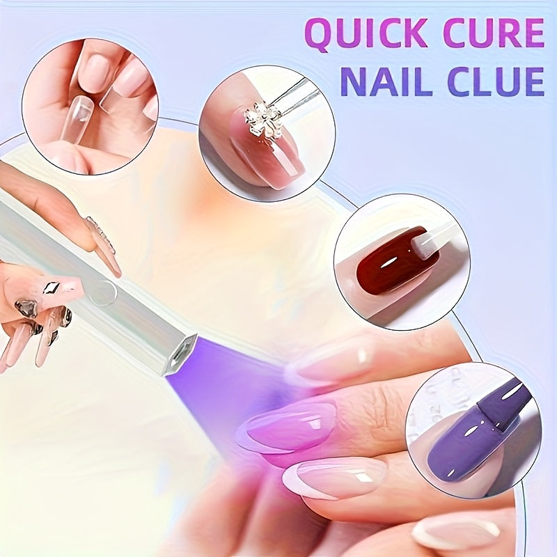DIY Mini Handheld Nail Lamp for Portable Gel Curing