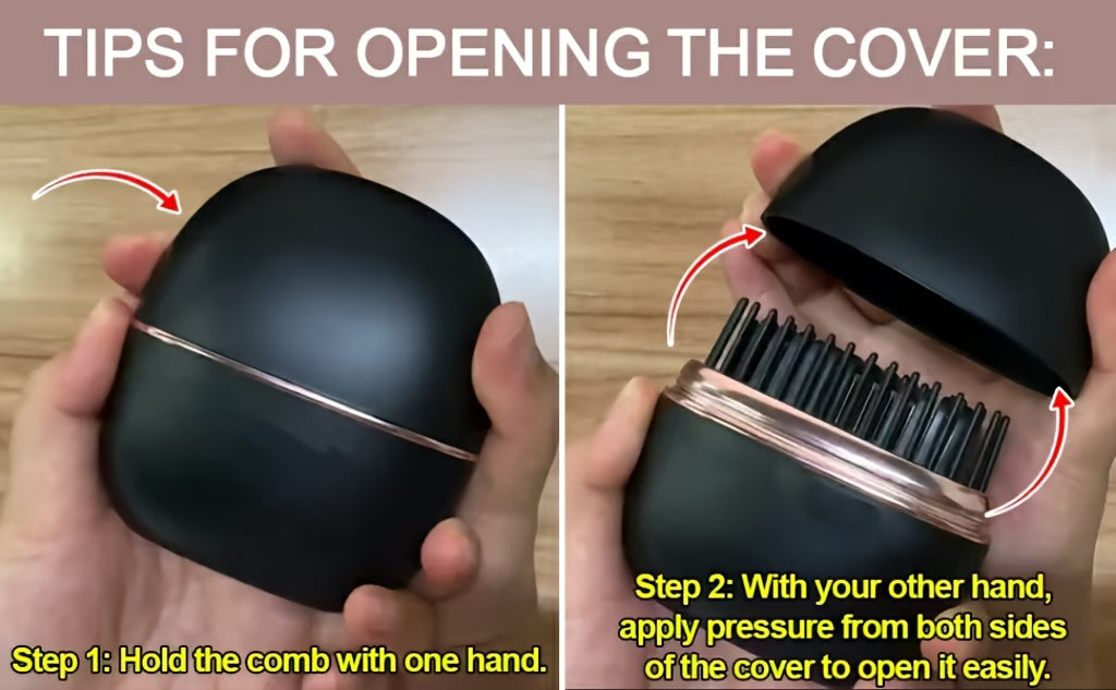 Mini Cordless Hair Straightener Comb For Bangs Portable USB