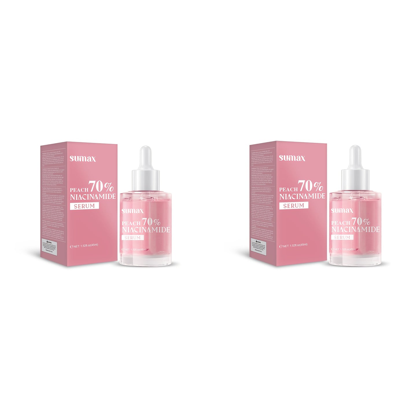 Sumax Peach Niacinamide Serum Brightening Hydrating Face