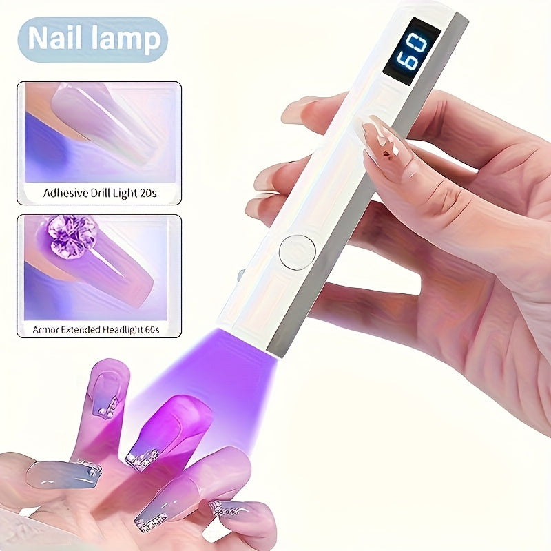 DIY Mini Handheld Nail Lamp for Portable Gel Curing