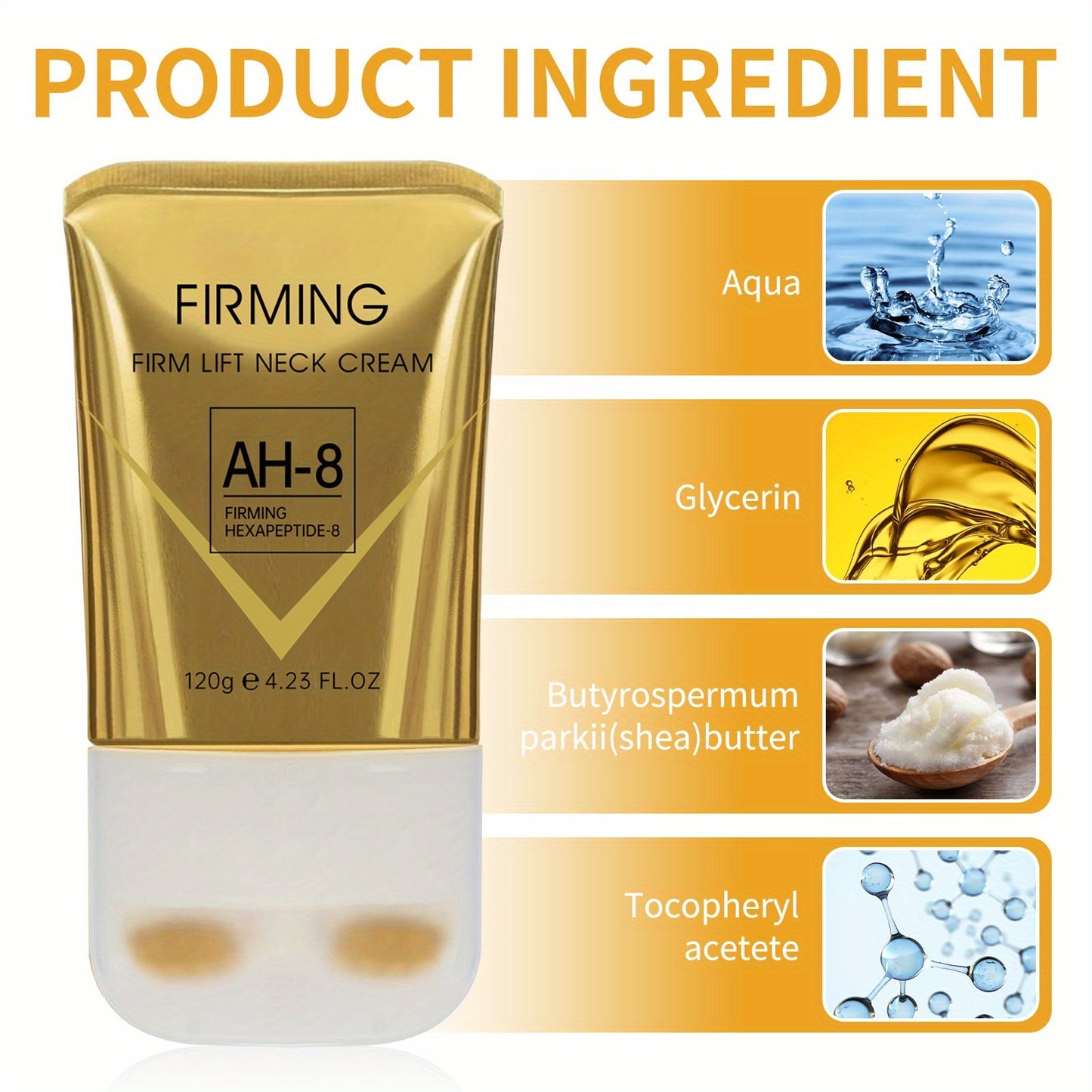 Neck Lifting Cream With Ceramide for Deep Moisturizing Firming