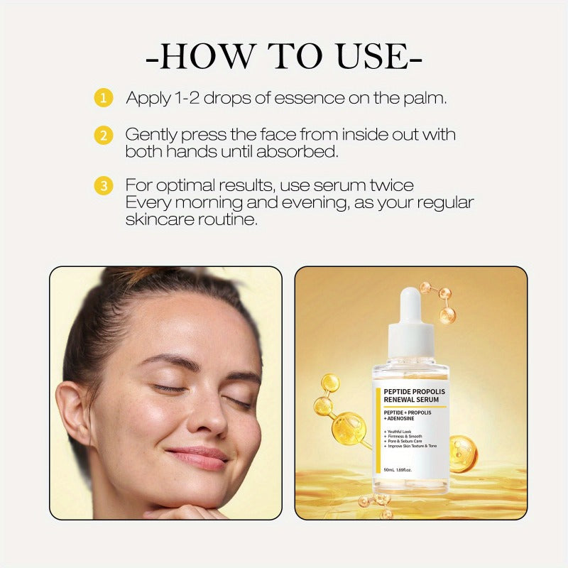 Peptide Propolis Face Serum Moisturizing Repair With Honey