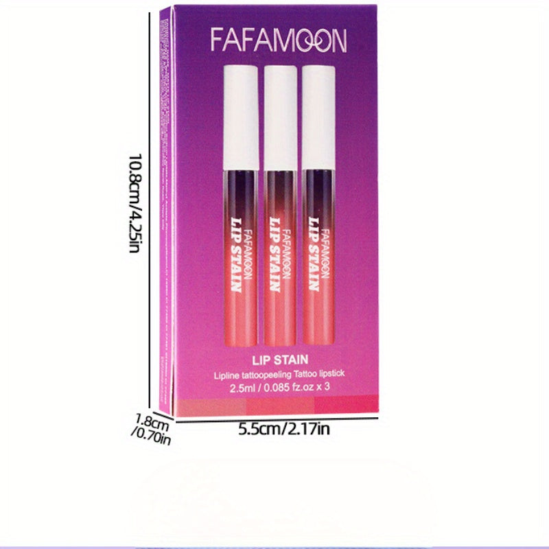 3/ 6pcs SET -Off Matte Lip Stain - Waterproof & Transfer-Proof, Long-Lasting Vegan Formula with High, Smudge-Resistant Lip Tint (6 Colors Set, Overseas Exclusive)