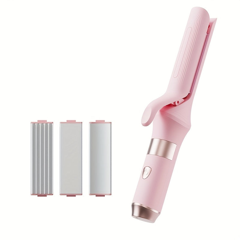 Portable USB Four In One Hair Straightener And Curling Iron