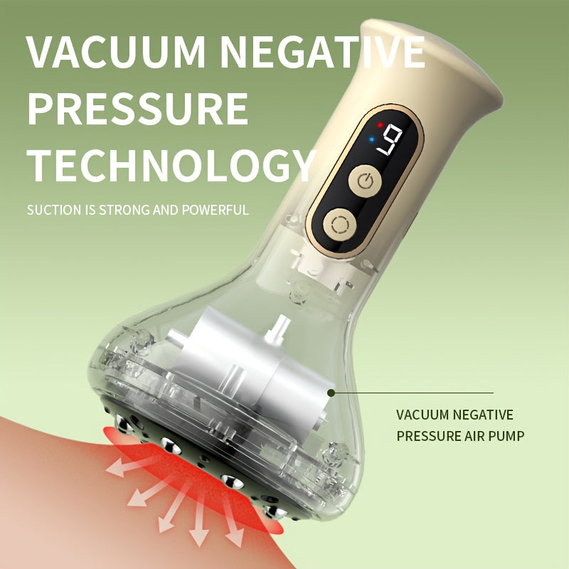 Rechargeable Electric Cuping Massager - USB Charging, 1200mAh Battery, Ergonomic Design, Ideal Gift for Women, Relaxation Aid | Ergonomic Massager | High Quality Graphics, Personal Massager