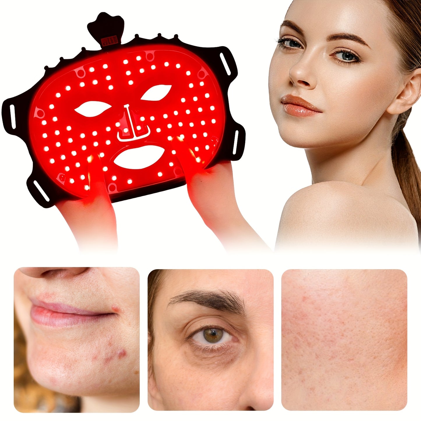 Red Light Therapy Mask for Anti Aging and Skin Care