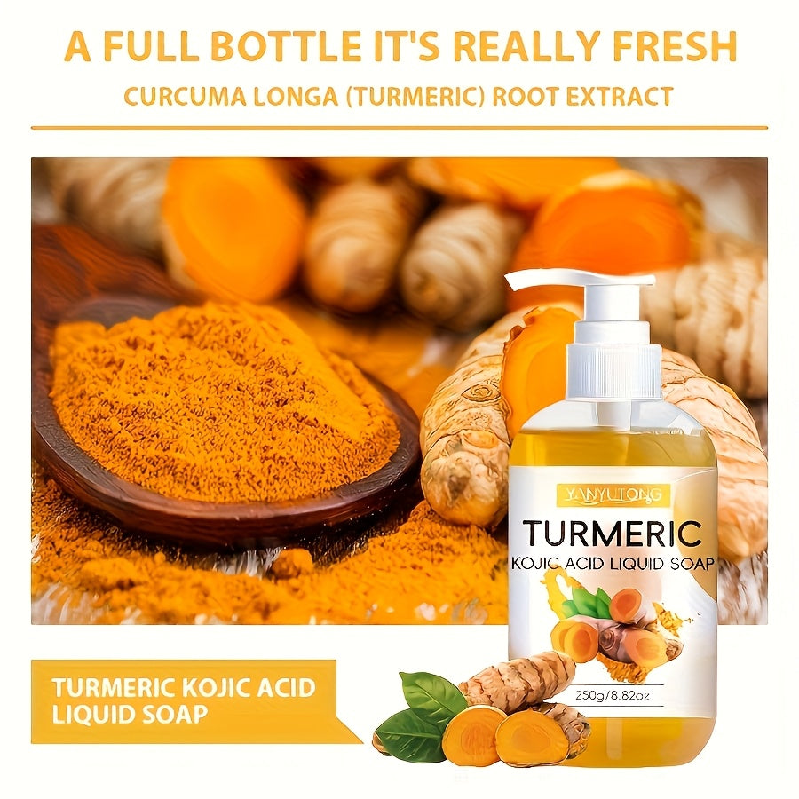 Turmeric Liquid Soap for Gentle Cleansing and Moisturizing Benefits