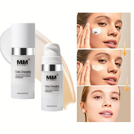 3pcs Miracle Magic Color Changing Liquid Foundation Set - Full Coverage High Concealer BB Cream Face Makeup Foundation -Lasting Makeup Waterproof And Sweatproof, For All Skin Types, Makeup Set, Gifts For Women Mother'S Day Gi