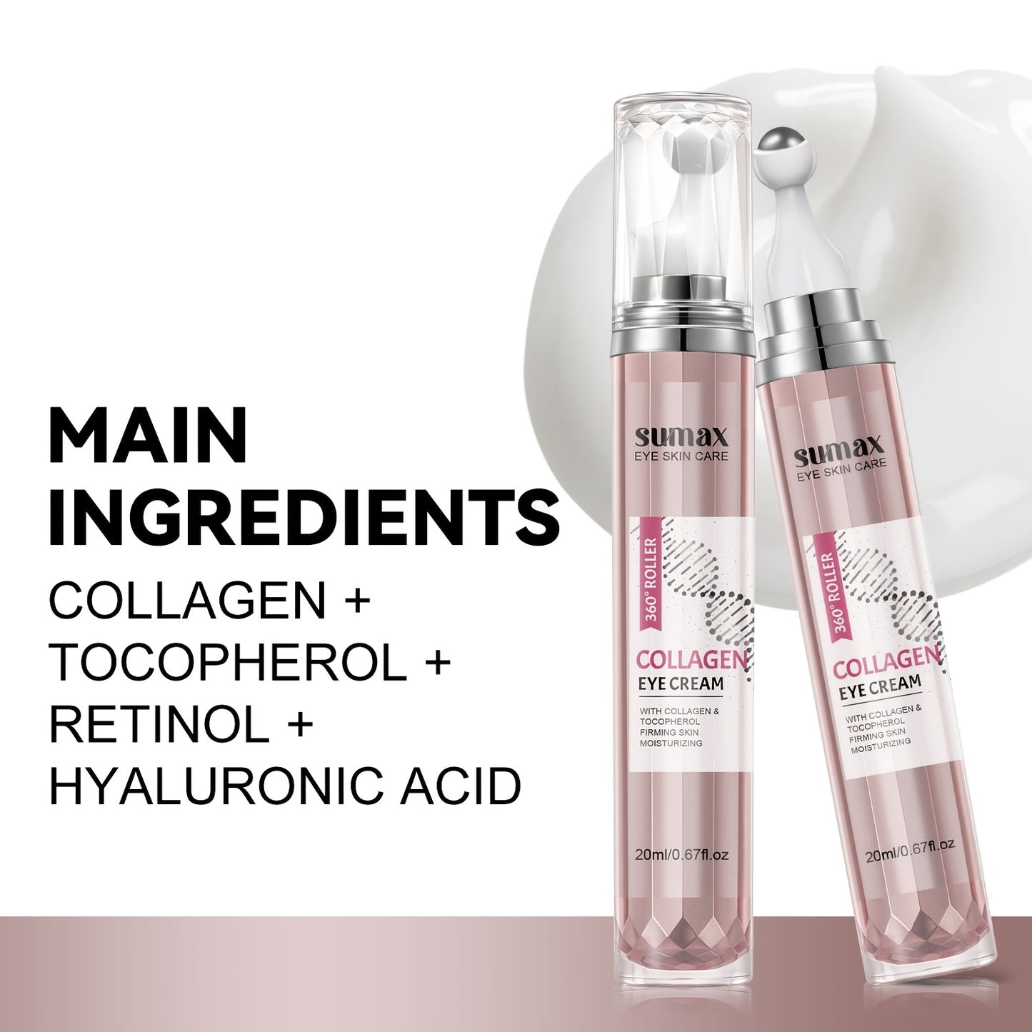 Collagen Eye Cream With Retinol For Unisex Dry Skin