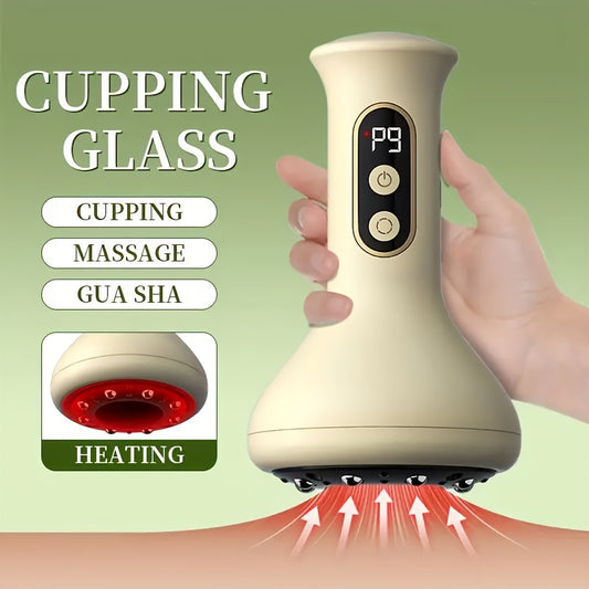 USB Rechargeable Electric Gua Sha Cupping Device For Home Massage