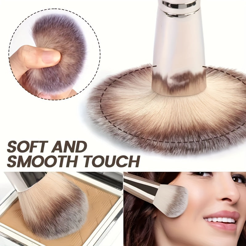 Professional Makeup Kit Brush&Beauty Blender&Makeup Remover Puff&Cleaning Mat&Bathroom Bag, Foundation Brush Eye Shadow Brush, Travel Easy Carrying, Gift Set for Beginner, for School Beauty Tools set, Teen Girl Trendy Stuff,