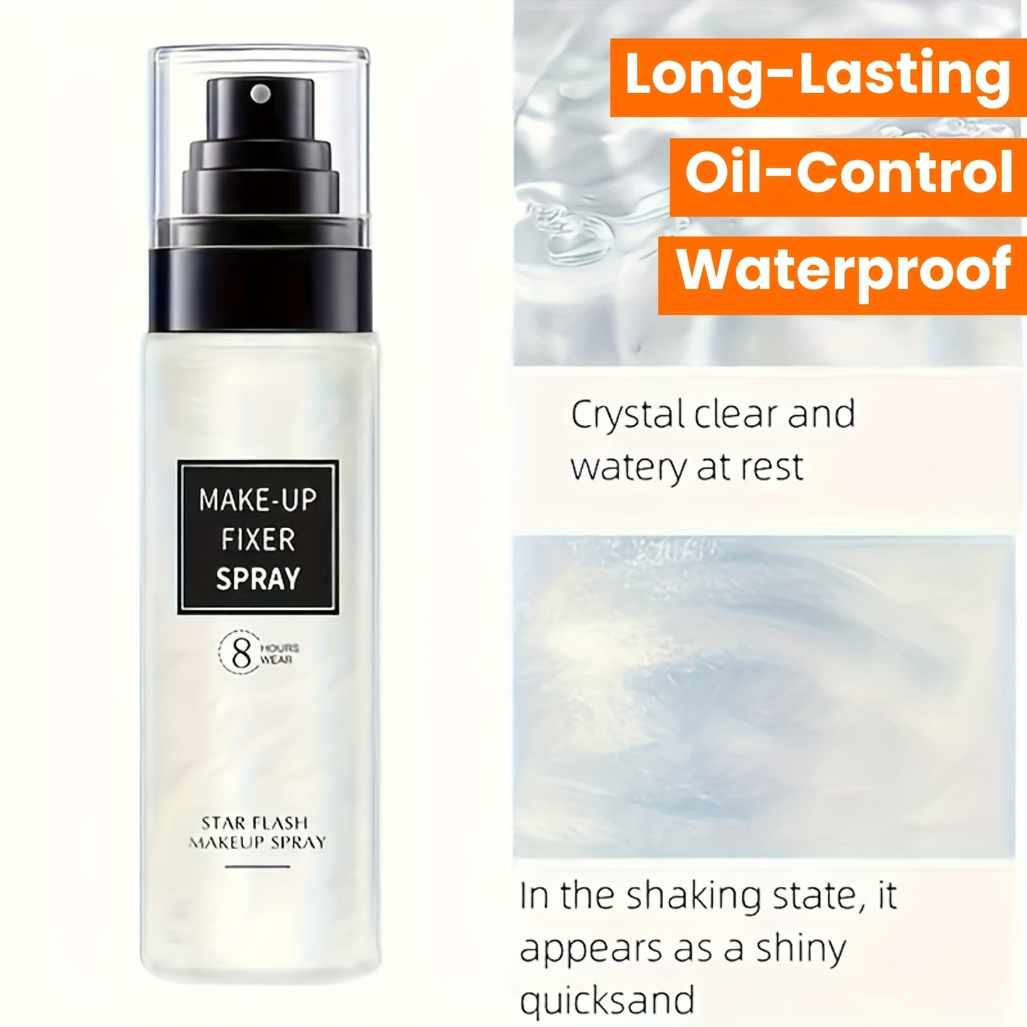 Star Flash Makeup Fixing Spray Waterproof Long Lasting