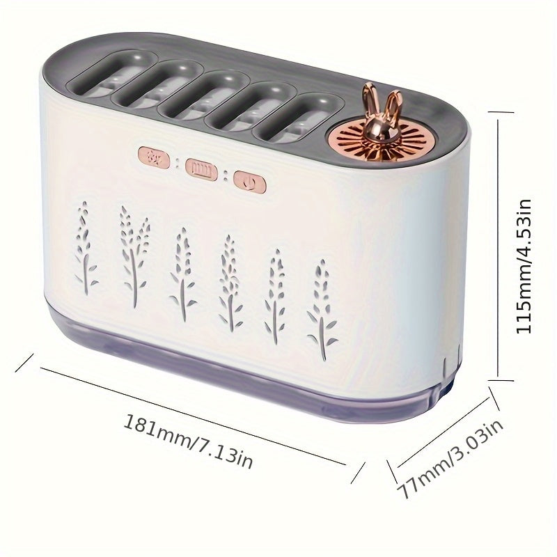 USB Rechargeable Aromatherapy Humidifier With Five Modes