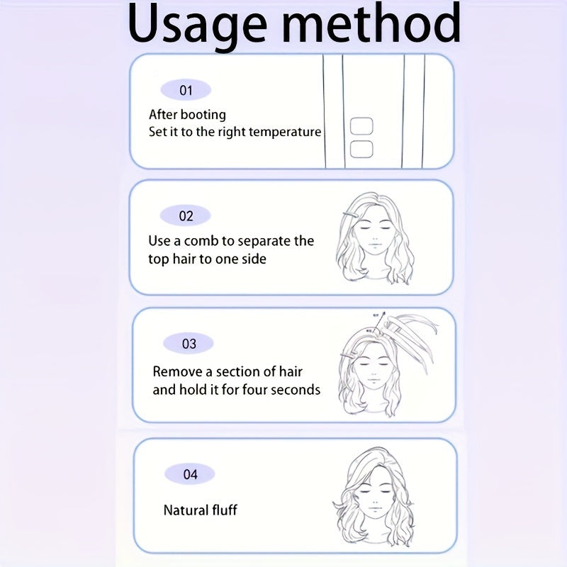 Portable Electric Curling Iron Expand Root Wand Pro