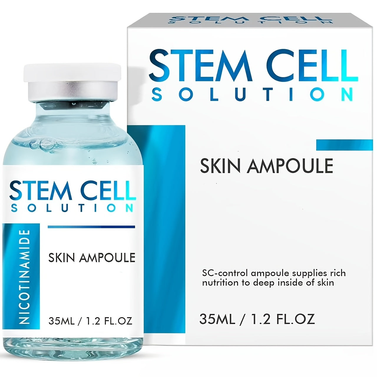 [Stem Cell Essence] Facial Stem Cell Essence And Microneedle Essence | Ampoule Can Provide Deep Nutrition, Strengthen And Moisturize The Skin | Containing Hyaluronic Acid, Nicotinamide And Other Ingredients