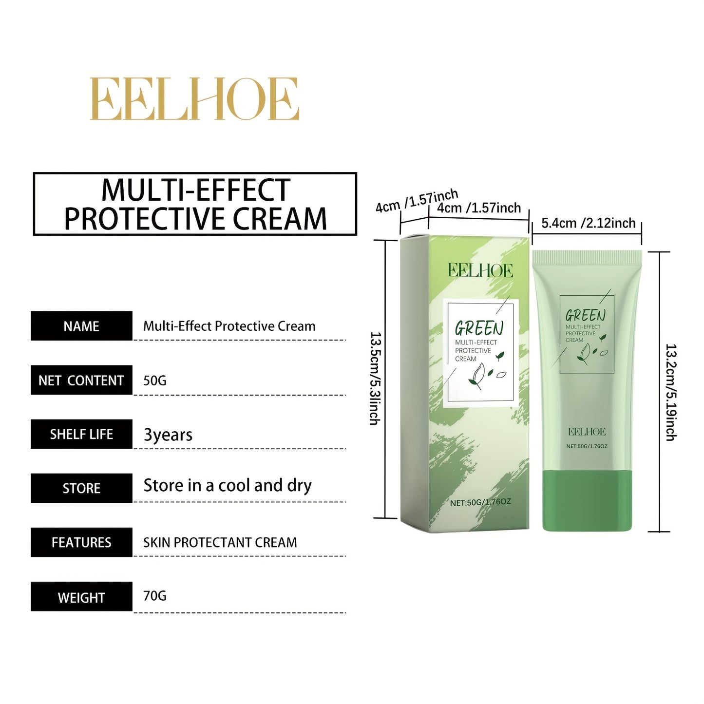 Green Tea Protection Cream For Facial Moisturizing Care