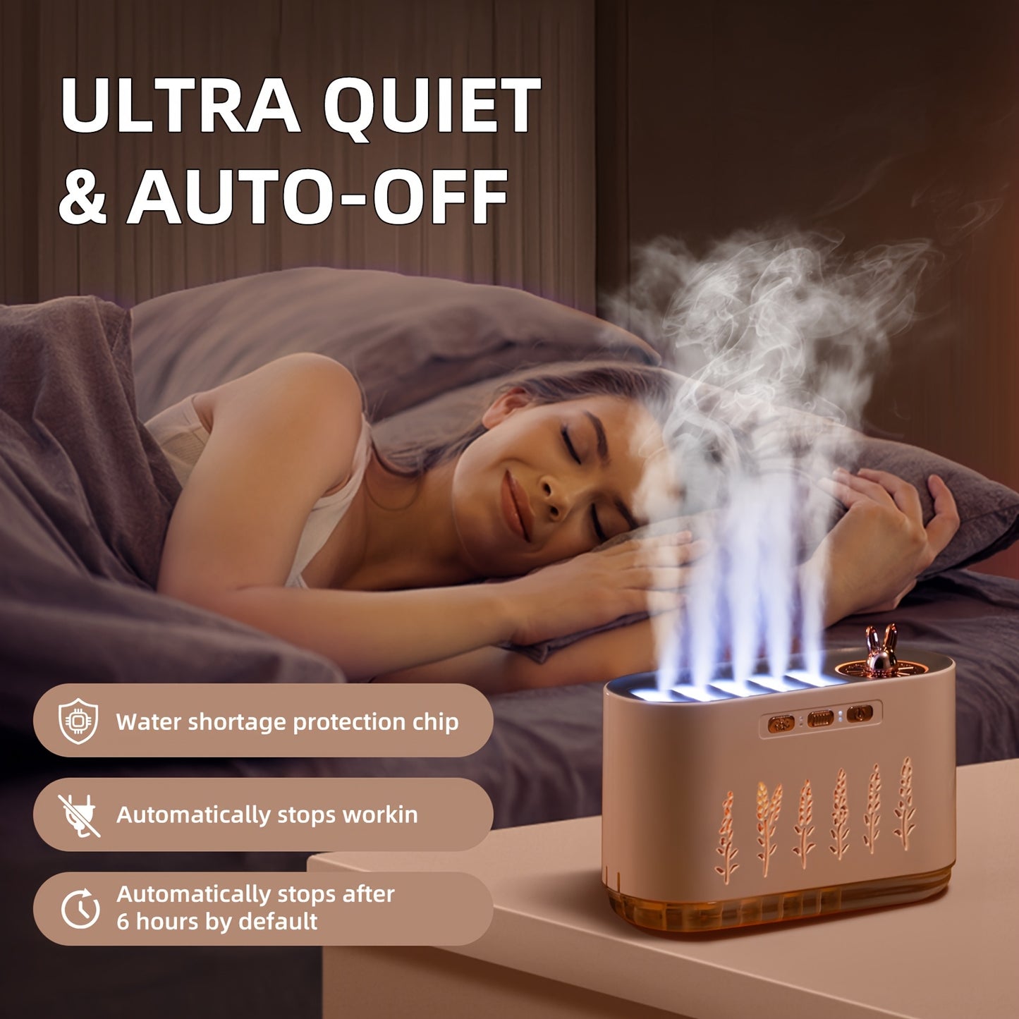 USB Rechargeable Aromatherapy Humidifier With Five Modes