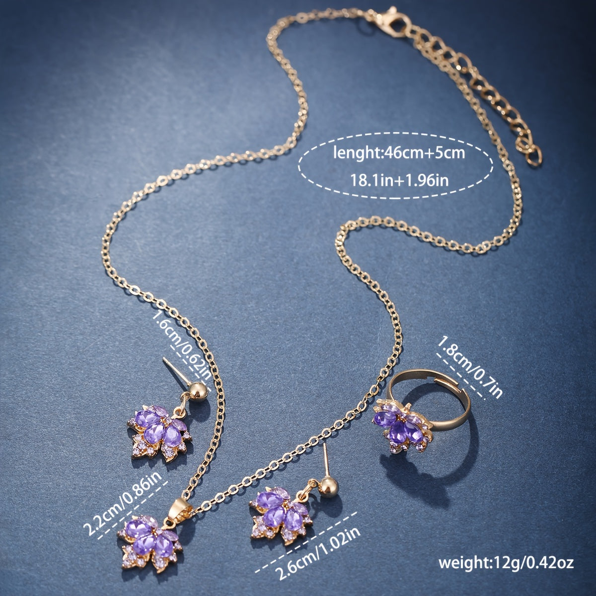 Fashion Trend All-match Women's Love Strap Rhinestone-encrusted Light Luxury Quartz Watch +4pcs Jewelry Set