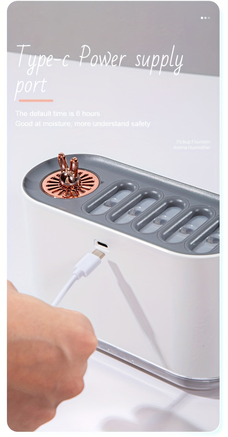 USB Rechargeable Aromatherapy Humidifier With Five Modes