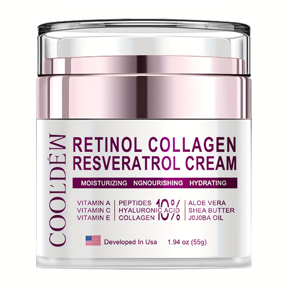 COOLDEW Retinol Collagen Resveratrol Cream With Peptides