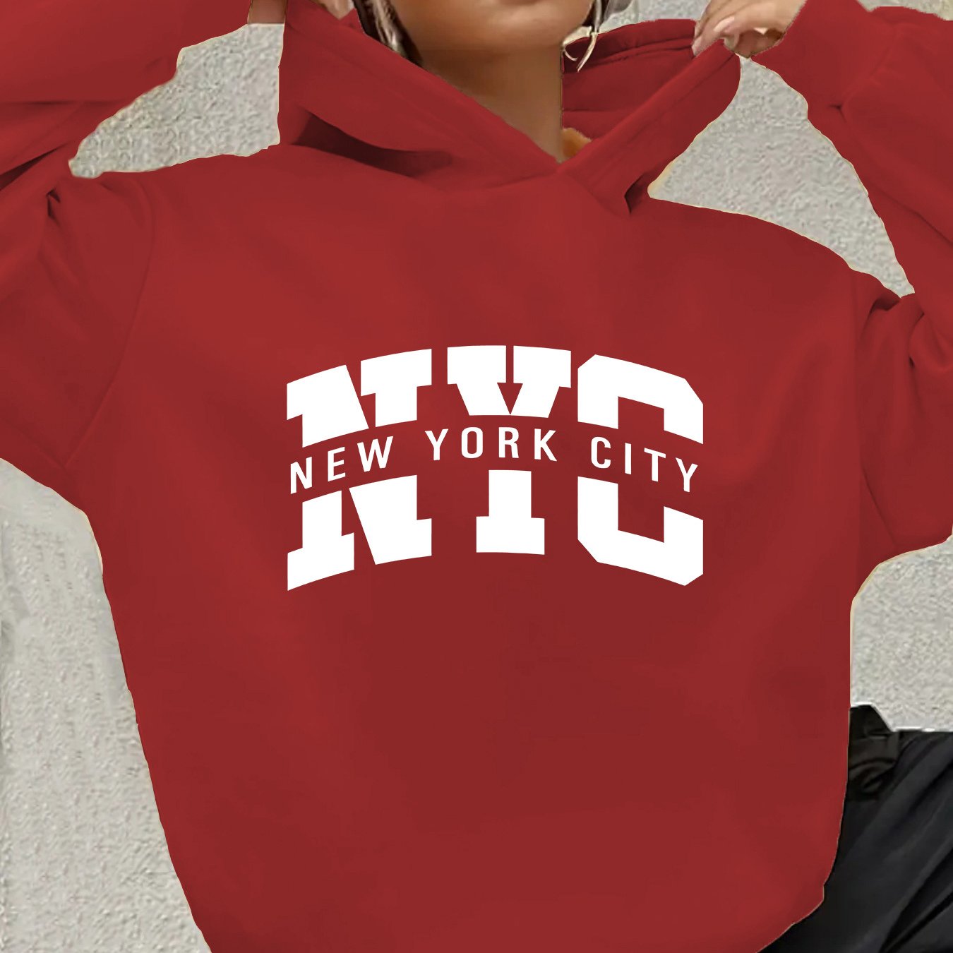 Urban NYC Graphic Hoodie Sweatshirt For Fall Winter