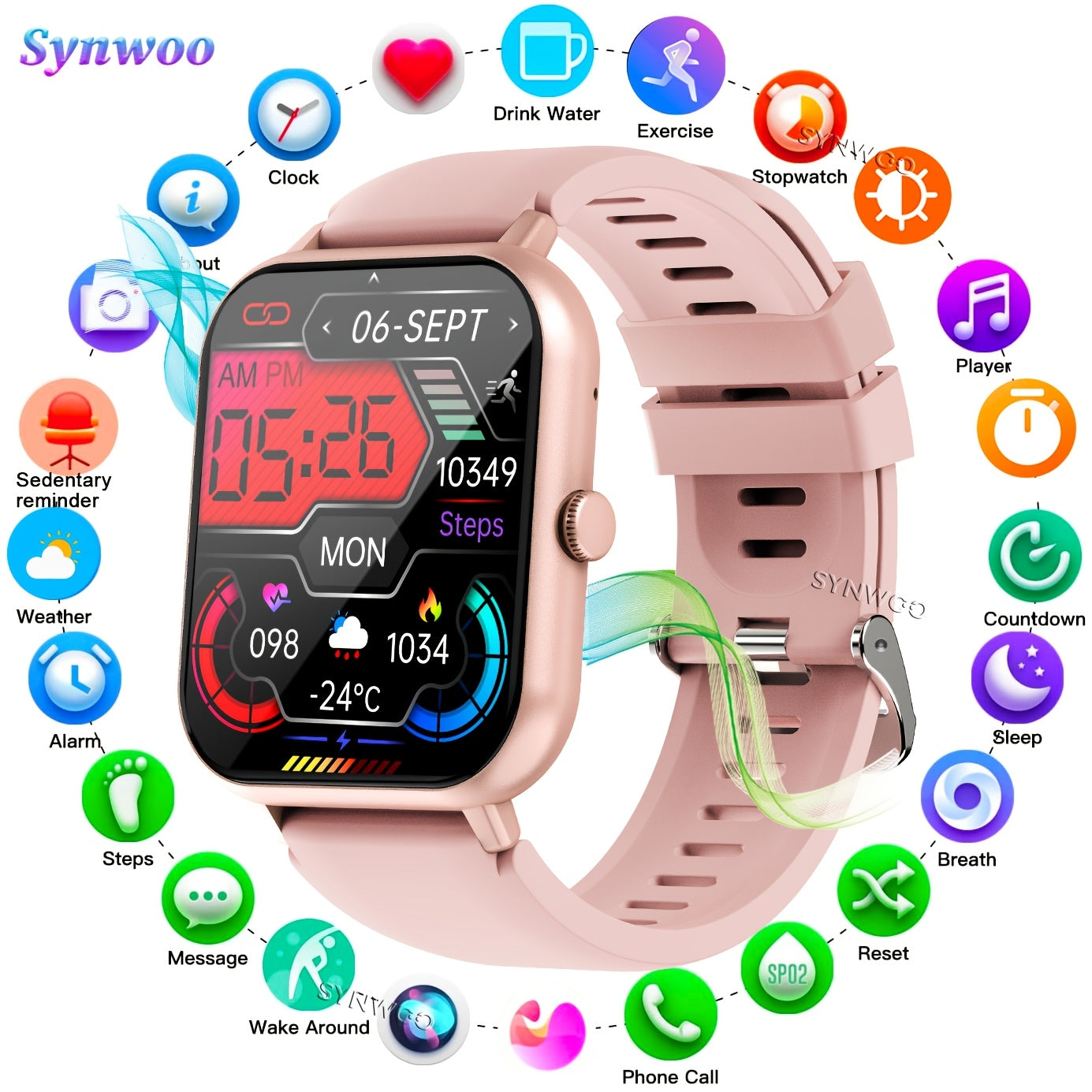 Elegant Smart Watch for Men & Women