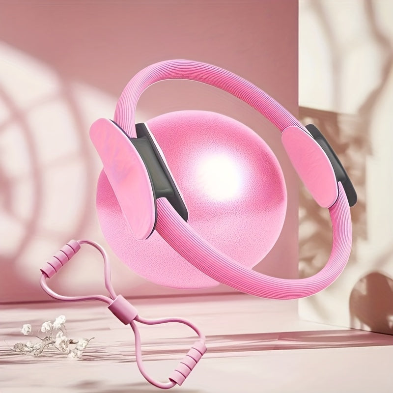 Pilates Essentials Kit With Ring Ball And Resistance Band