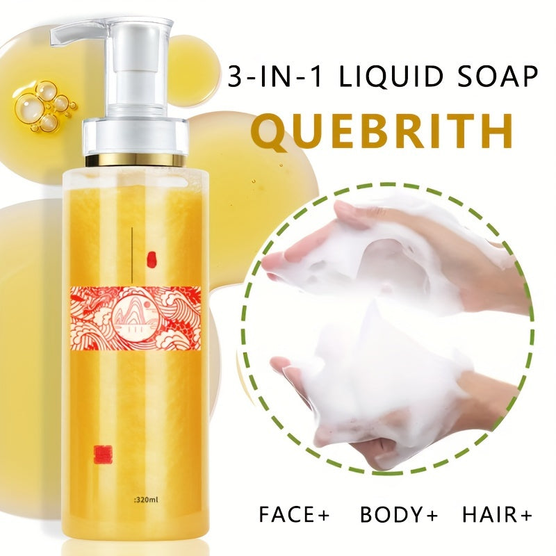 3-in-1 Facial & Body Soap, with Coconut Oil, Ginseng